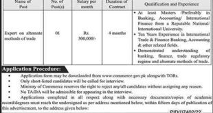 Government of Pakistan Ministry Of Commerce Latest jobs In Islamabad